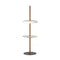 Nivel LED Portable Floor Lamp with Tray  option White