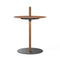 Nivel Pedestal LED Portable Floor Lamp  option Walnut