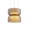 Totem Mini Down/Up Light Pendant Light  option Etched Amber