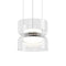 Totem Mini Down/Up Light Pendant Light  option Etched Clear