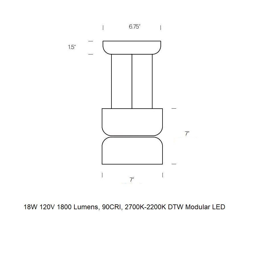 Totem Mini Down/Up Light Pendant Light