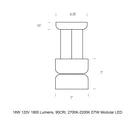 Totem Mini Down/Up Light Pendant Light
