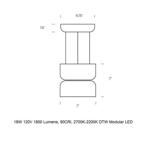 Totem Mini Down/Up Light Pendant Light