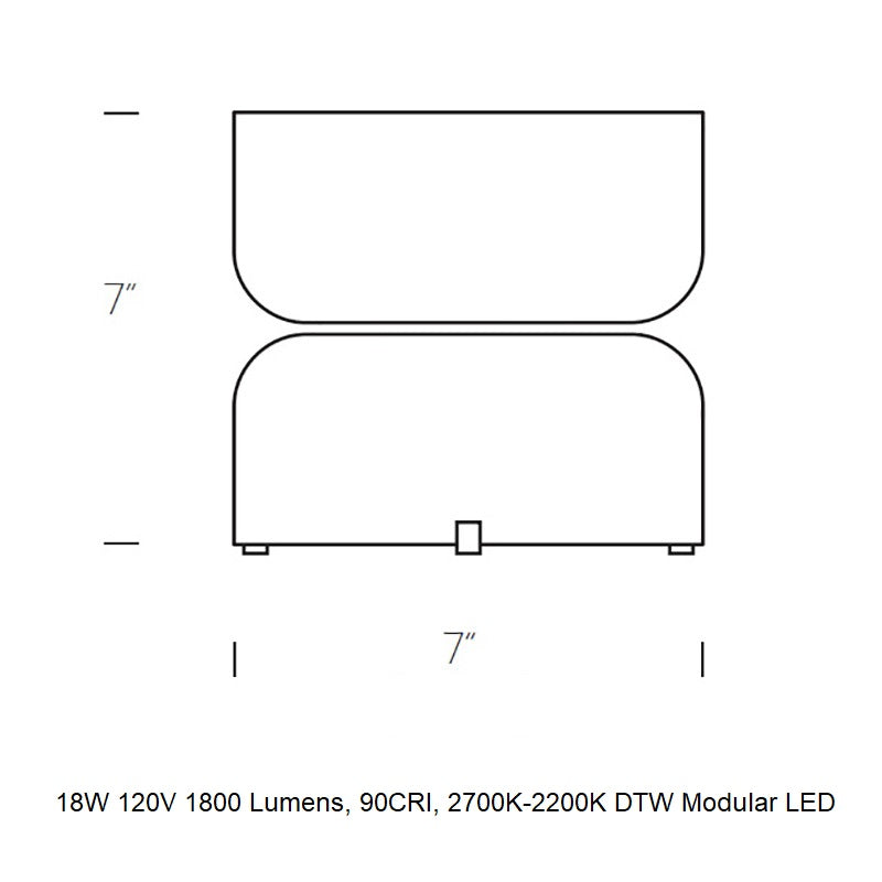 Totem Mini Down/Up Light Table Lamp