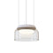 Totem Mini Downlight Pendant Light  option Etched Clear