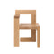 Steltman Chair  option Oak Natural