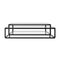 Tangled Square Coffee Table  option Black