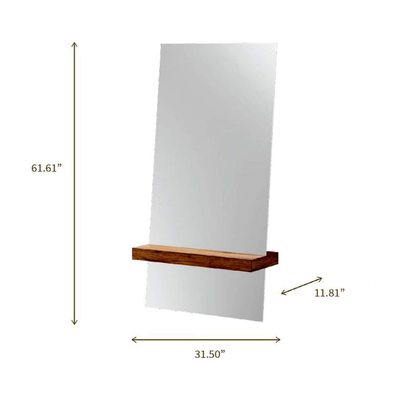 Guillotine Rectangular Mirror