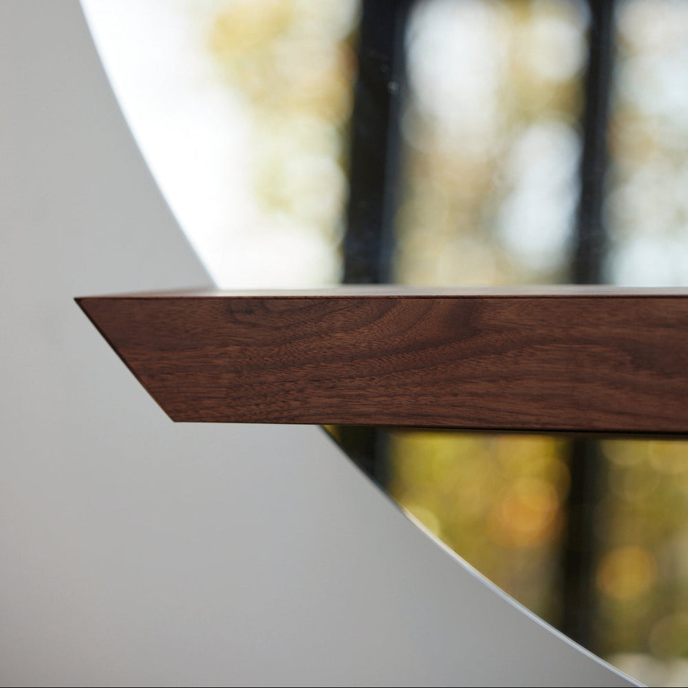 Guillotine Round Mirror