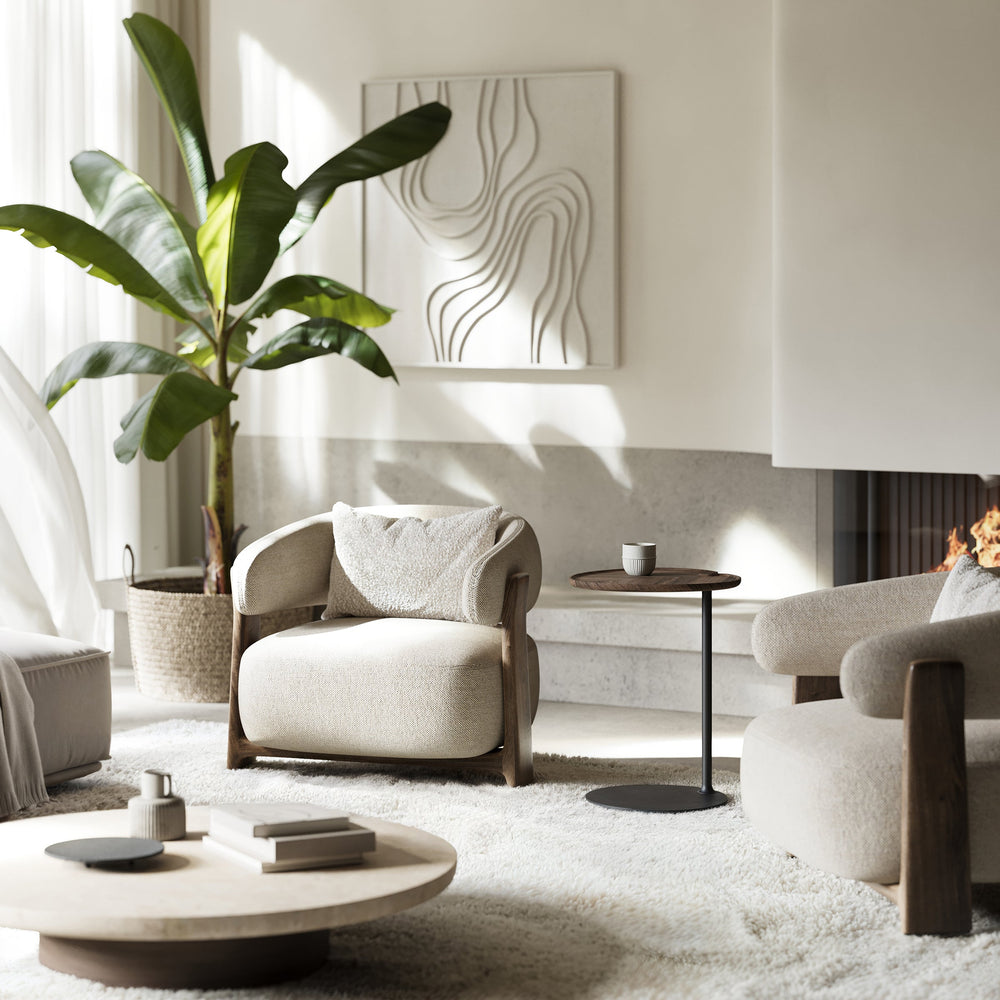 Leaf Oval Side Table