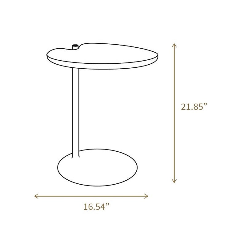 Leaf Oval Side Table