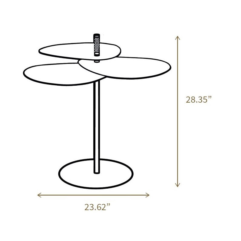 Leaf Oval Side Table