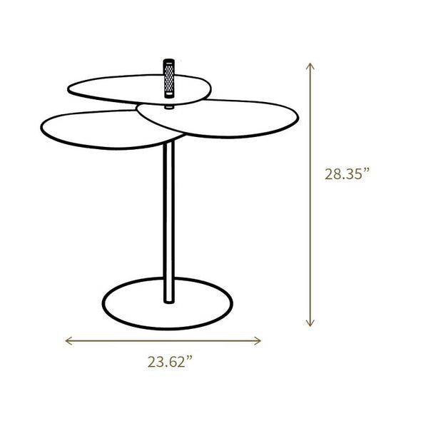 Leaf Oval Side Table