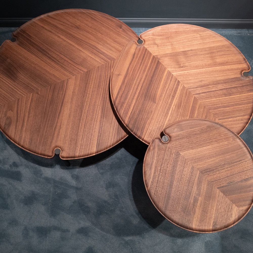 Leaf Round Coffee Table (Set of 3)