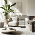 Leaf Round Side Table