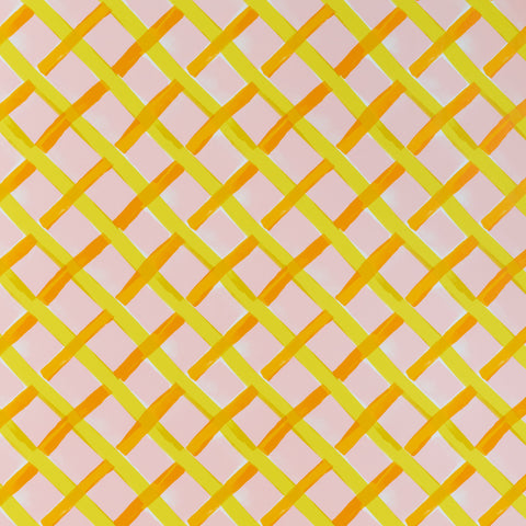 Courtyard Croisillon Wallpaper