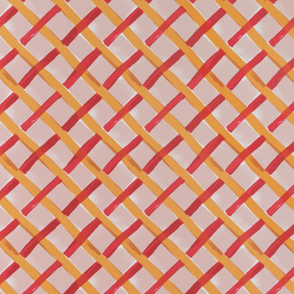Courtyard Croisillon Wallpaper Sample Swatch