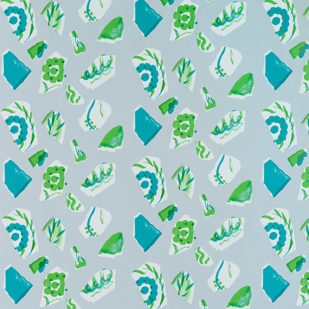 Courtyard Mosaique Wallpaper Sample Swatch