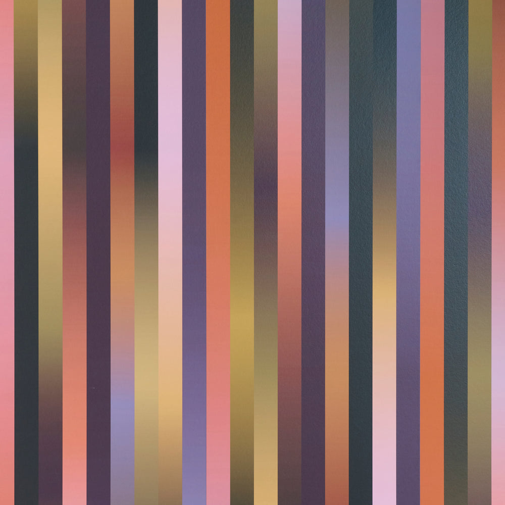 Shades of Time Large Stripes Wallpaper