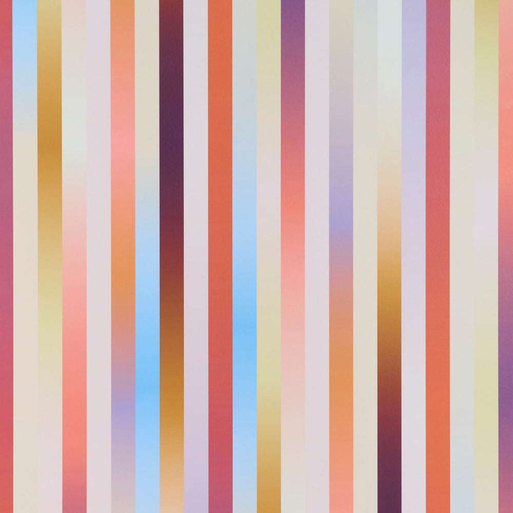 Shades of Time Large Stripes Wallpaper Sample Swatch