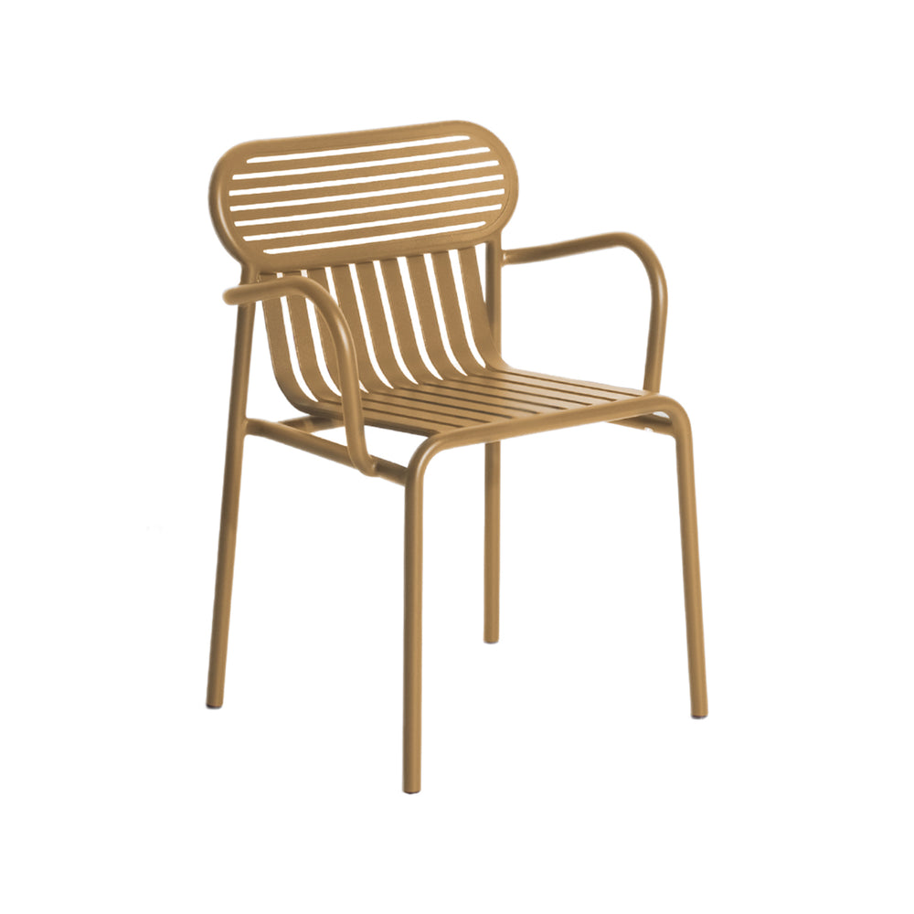 Week-End Garden Outdoor Chair with Armrests (Set of 2)