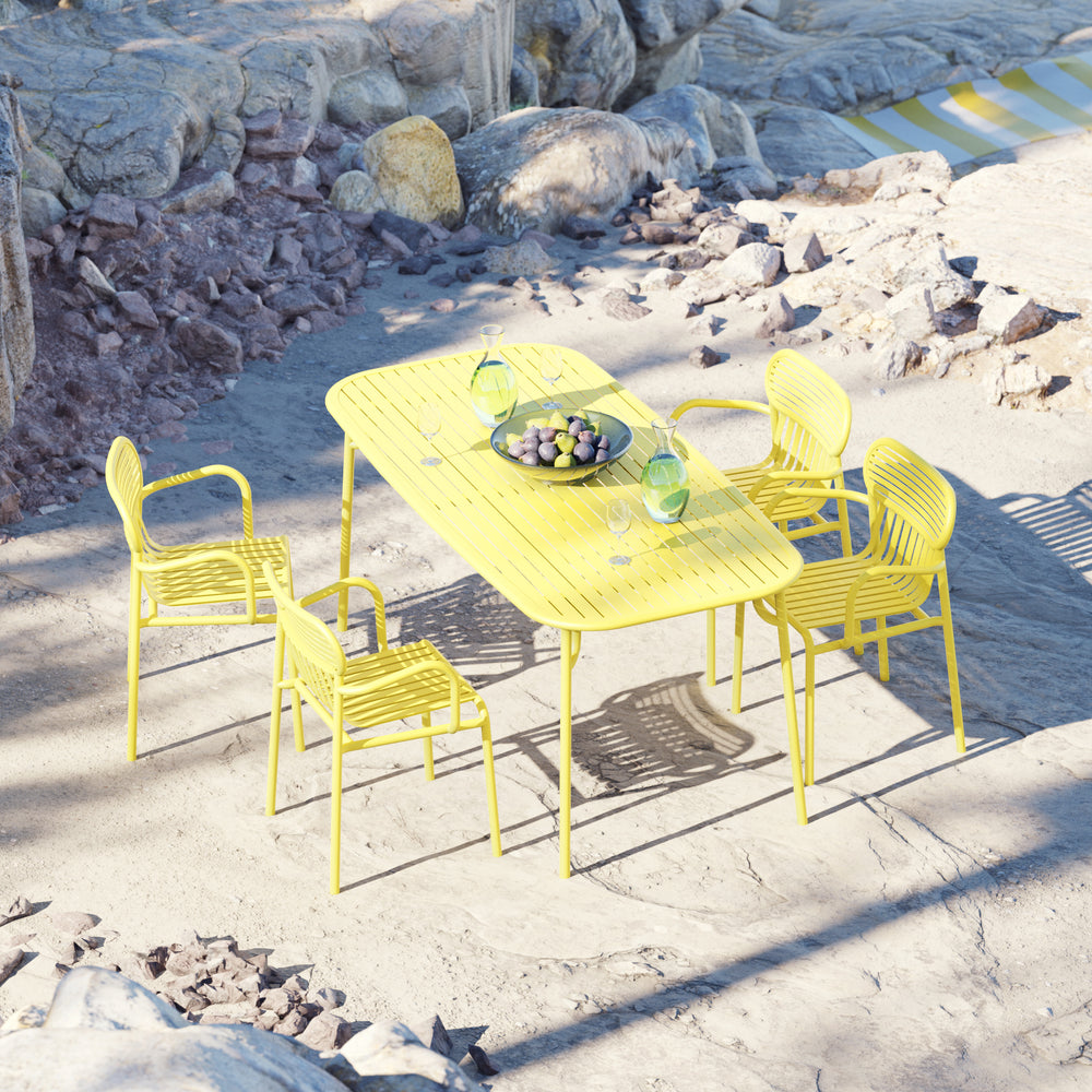 Week-End Slats Outdoor Dining Table
