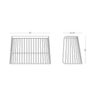 Bride’s Veil Double Barstool