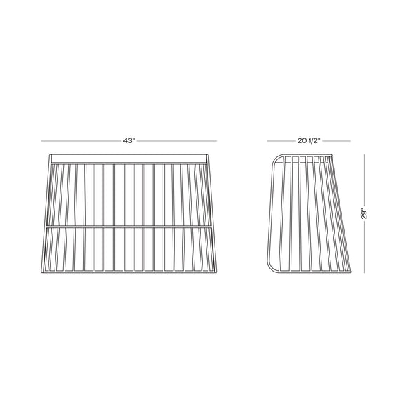 Bride’s Veil Double Barstool