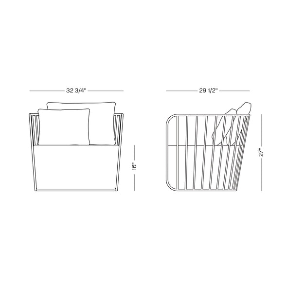 Bride’s Veil Lounge Chair