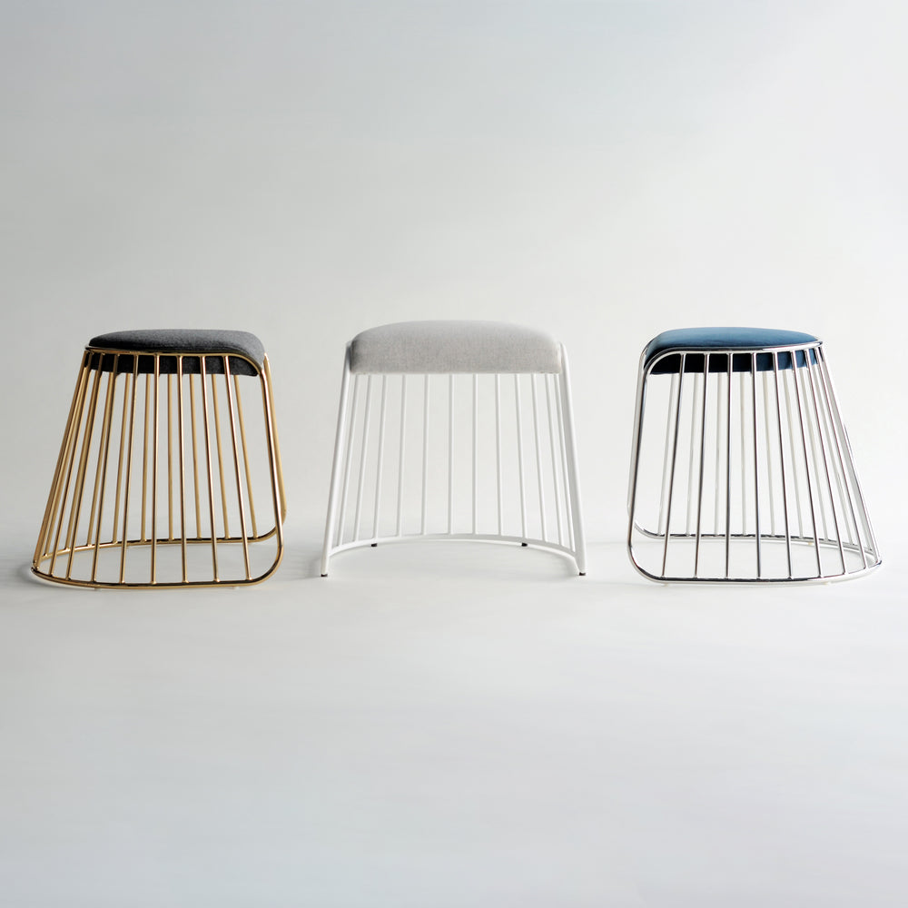 Bride’s Veil Low Stool