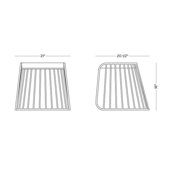 Bride’s Veil Low Stool