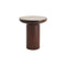 Doost Side Table  option Walnut / Large: 16 in diameter