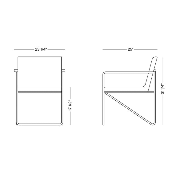 Kickstand Armchair