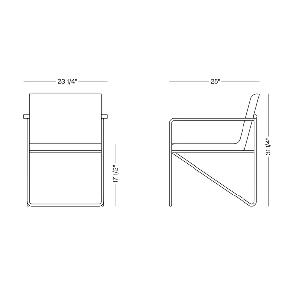 Kickstand Armchair
