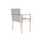 Trolley Armchair  option Remix 0223 / Smoked Brass