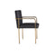 Trolley Armchair  option Remix 0276 / Smoked Brass