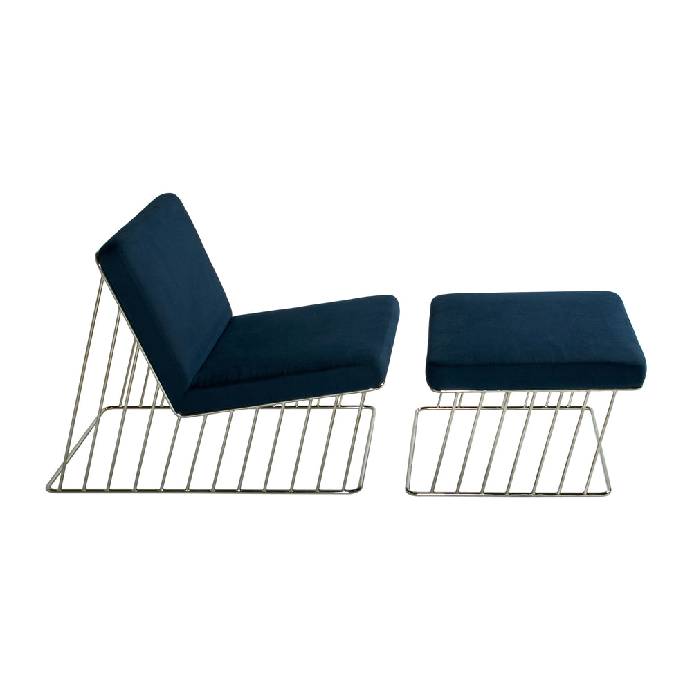 Wired Italic Ottoman