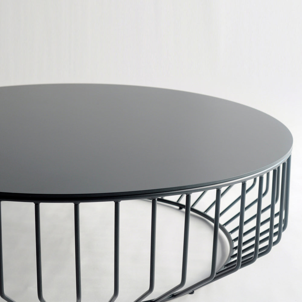 Wired Metal Outdoor Coffee Table