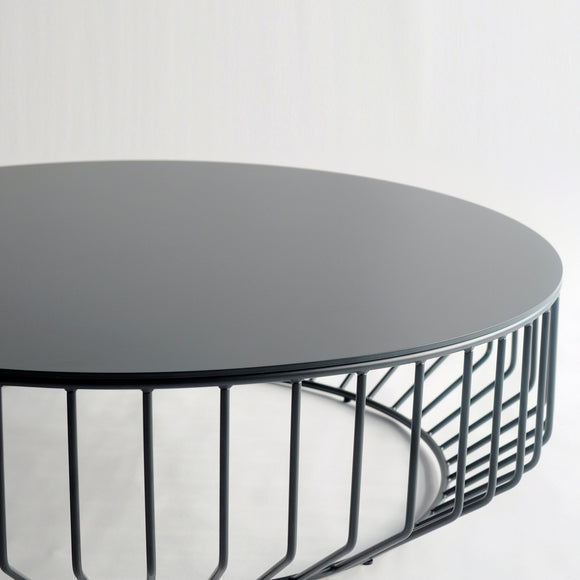 Wired Metal Outdoor Coffee Table