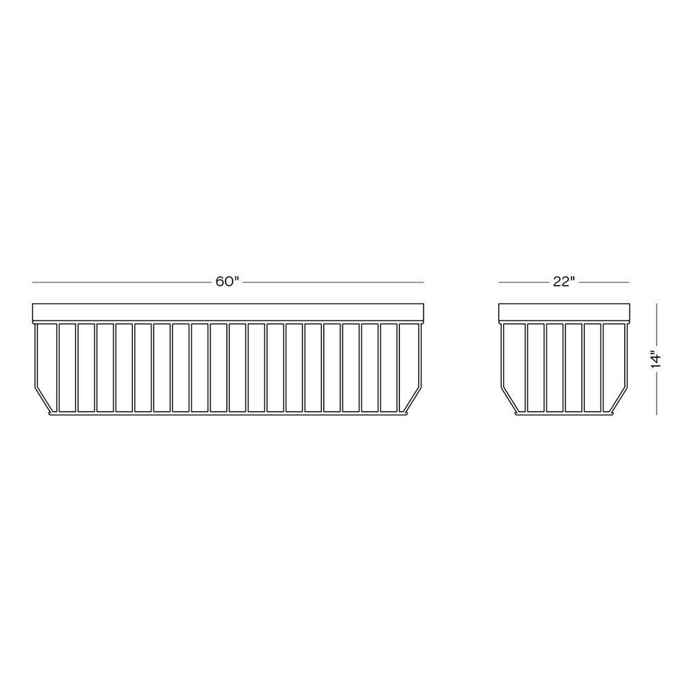 Wired Upholstered Bench