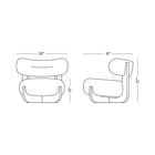 Ziba Lounge Chair and Ottoman