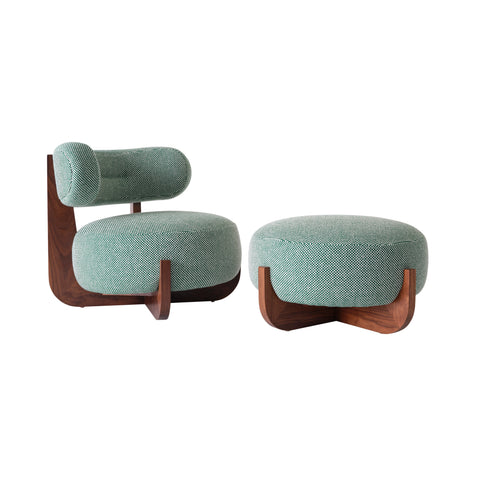 Ziba Lounge Chair and Ottoman