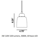 Champagne Pendant Light