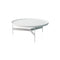 Abaco TOA76 Coffee Table  option Bianco Matte Lacquered Top and Structure