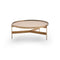 Abaco TOA76 Coffee Table  option Matte Bronze Top and Structure