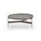 Abaco Coffee Table  option Matte Titanium Top and Structure