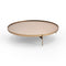 Abaco TOA90 Coffee Table  option Matte Bronze Top and Structure