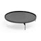 Abaco TOA90 Coffee Table  option Matte Titanium Top and Structure