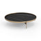 Abaco TOA90 Coffee Table  option Sahara Black Marble Top with Matte Bronze Structure