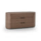 Dedalo 3-Drawer Dresser  option Walnut